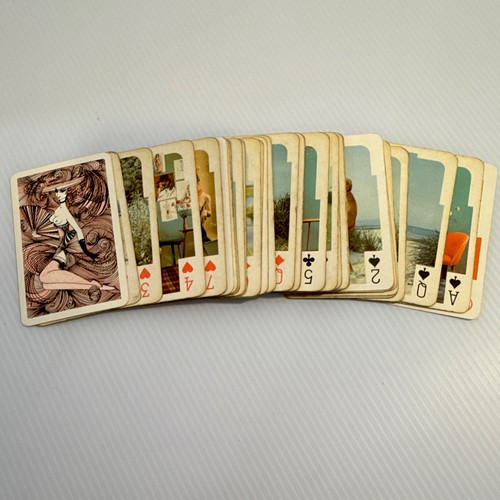 Vintage erotic playing - erotic, cards