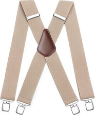 HISDERN Men's Braces with Very