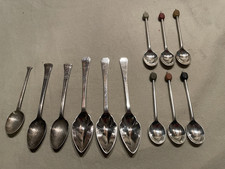 6 Vintage SILVER Plated EPNS