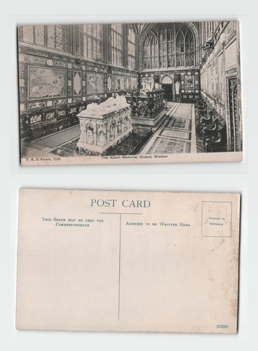 Postcard the albert memorial - the,