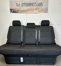 VW T6 T5 Transporter Caravelle Triple Rear Seat/Bed In Kutamo Trim