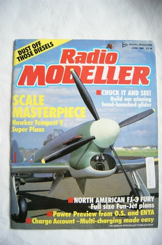 1986 radio modeller magazine - radio,