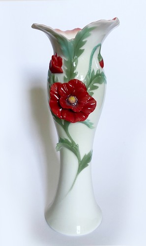 Franz porcelain poppy bud vase - bud,