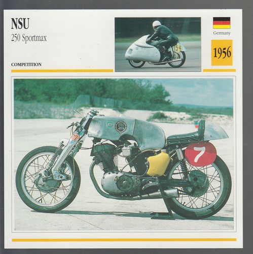 1956 nsu 250cc - nsu, sportmax