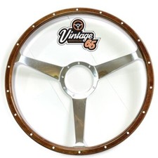 Wood Rim Steering Wheel 9 Hole