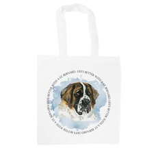 St Bernard Tote Bag - Life's