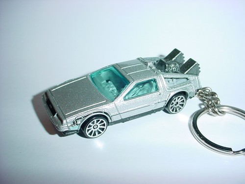 Hot silver delorean - hot,