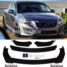Gloss Black Front Bumper Lip Splitter Spoiler For Volvo C30 C40 C70 S40 S60 S90