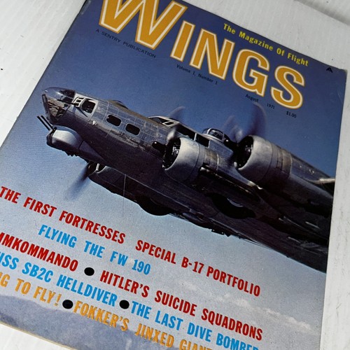 Wings magazine august 1971 - magazine, vol