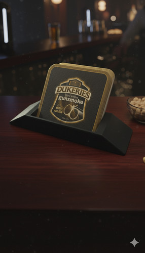 Printed beer mat holder - 3d,