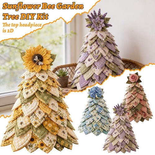 Christmas trees kit - trees, quilted