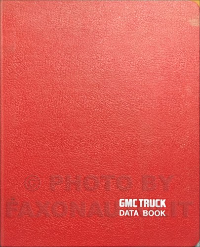 1984 gmc truck data book - 1984,