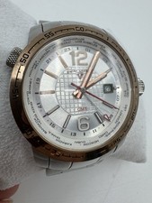 Swiss Legend World Timer Series Rose Gold Hands and Surround With Silver Face