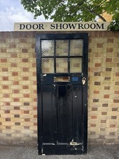 Reclaimed Old Victorian Edwardian Wooden Panel Front Door 1980 x 830mm