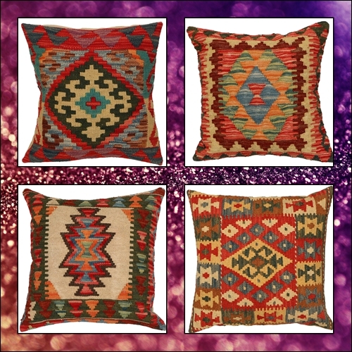 Handmade kilim cushion cover - handmade,