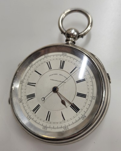 Antique silver centre seconds - antique,
