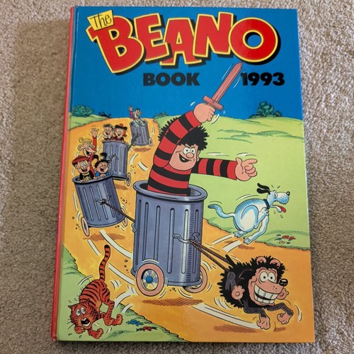The beano book 1993 - book, back