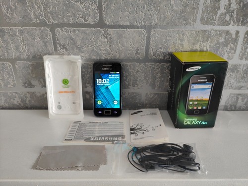 Boxed samsung black galaxy ace - samsung,