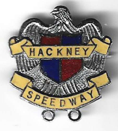Speedway hackney lapel badge - hackney,