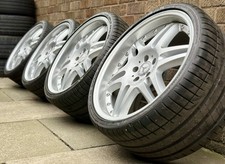 Genuine Mercedes 20” AMG BRABUS Alloy Wheels & Tyres Staggered 9 & 10.5 5x112