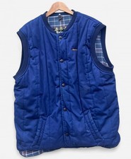 Barbour Men's Navy Blue Sleevelss Gilet Bodywarmer Jacket - Large