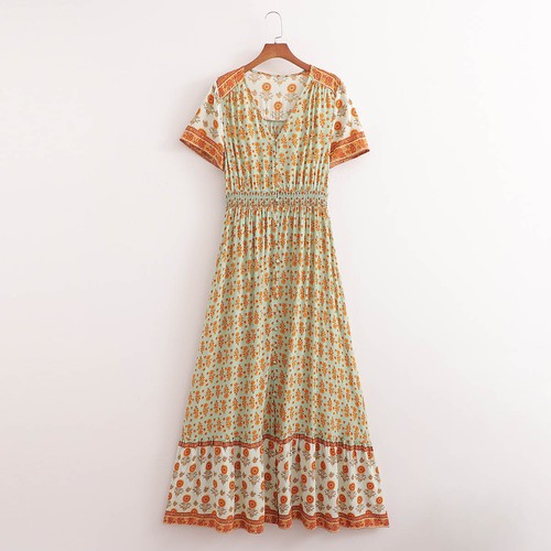 Boho maxi dress - boho,