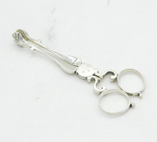 George III Sterling Silver Sugar Nips Antique c1760 London Henry Plumpton