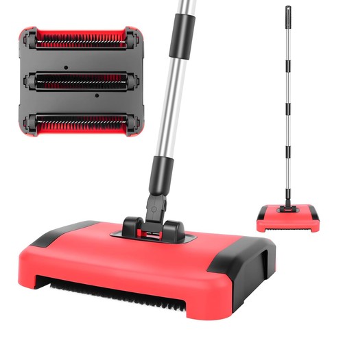 Carpet sweeper manual cleaner - manual,