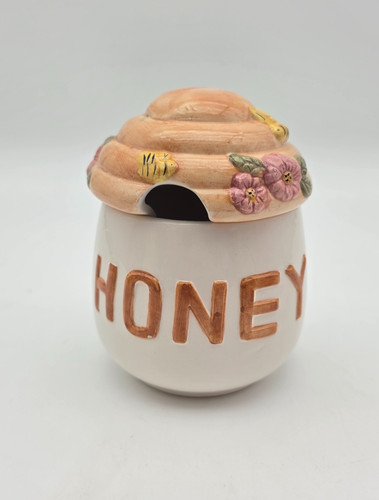 Honey pot flowers bees - pot,