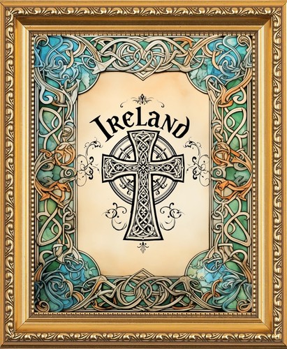 Irish celtic cross - cross, ireland