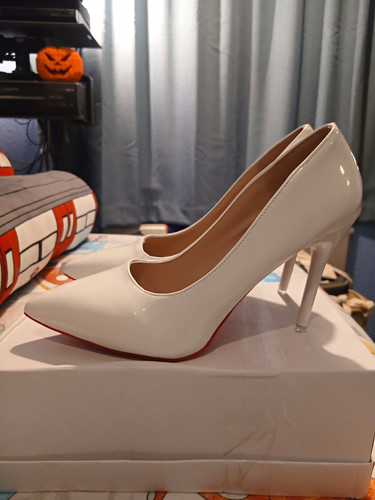 Women white patent - women's, court