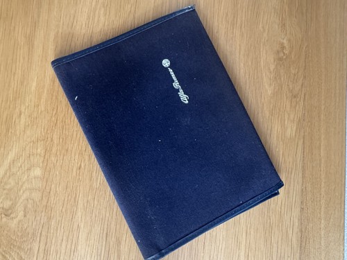 Genuine alfa romeo document - genuine,