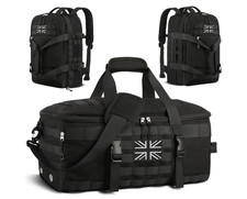 Tactical Bag for Men，50L Large 3 in 1 Sports Duffle Bag with Shoes Compartme