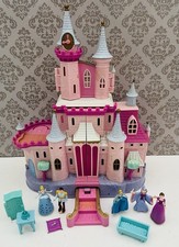 Vintage Disney Polly Pocket Cinderella Musical Castle, Figures & Furniture  (L)