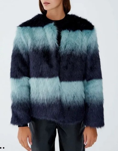 Pull bear faux fur - &, size
