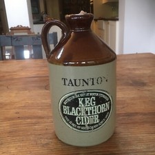 Vintage Ceramic Large Bar Pump Sign Taunton Dry Blackthorn Cider