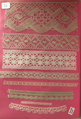 Antique lace card - lace, 21