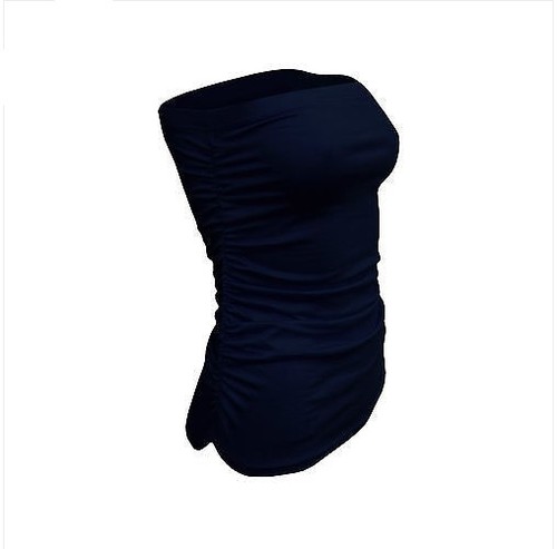 Women ladies plain ruched - women, boob