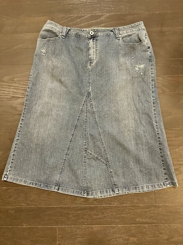 Y2k style denim skirt - y2k,