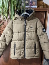 Brown Hollister Puffer Jacket Coat Men’s