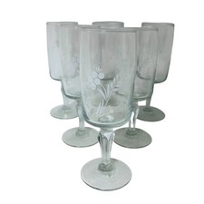 Vintage Champagne Glass Set 6x