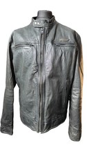SUPERDRY Leather Biker Jacket