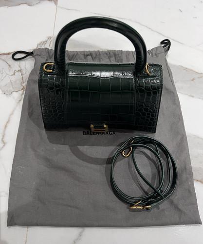 Balenciaga green crocodile - balenciaga,