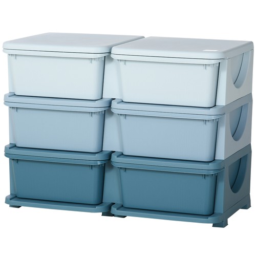 Homcom kids storage units - homcom, with
