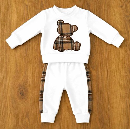 Baby boys white teddy - boys, bear
