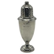 A Fine Silver Sugar Caster