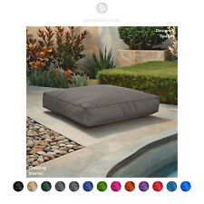 Bean Bag Square Floor Cushion  Outdoor Or Indoor  60cm x 60cm 10cm or 20cm Depth