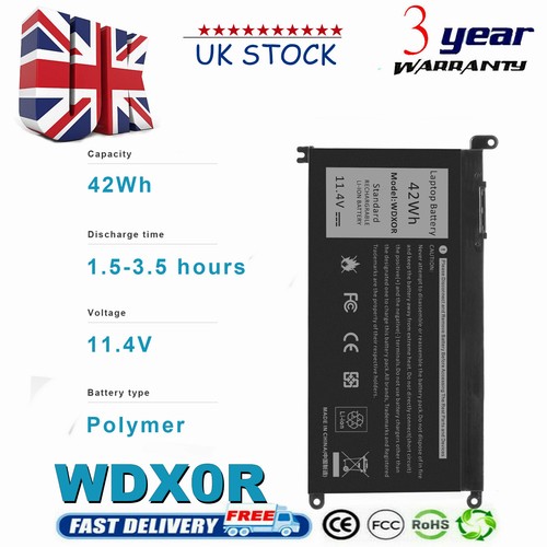 Wdx0r wdxor battery for dell - wdx0r,