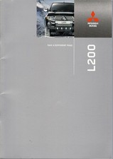 Mitsubishi L200 Pick-Up 2007-08 UK Market Sales Brochure Single Club Double Cab