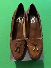Vintage Womens K by Clarks Tan